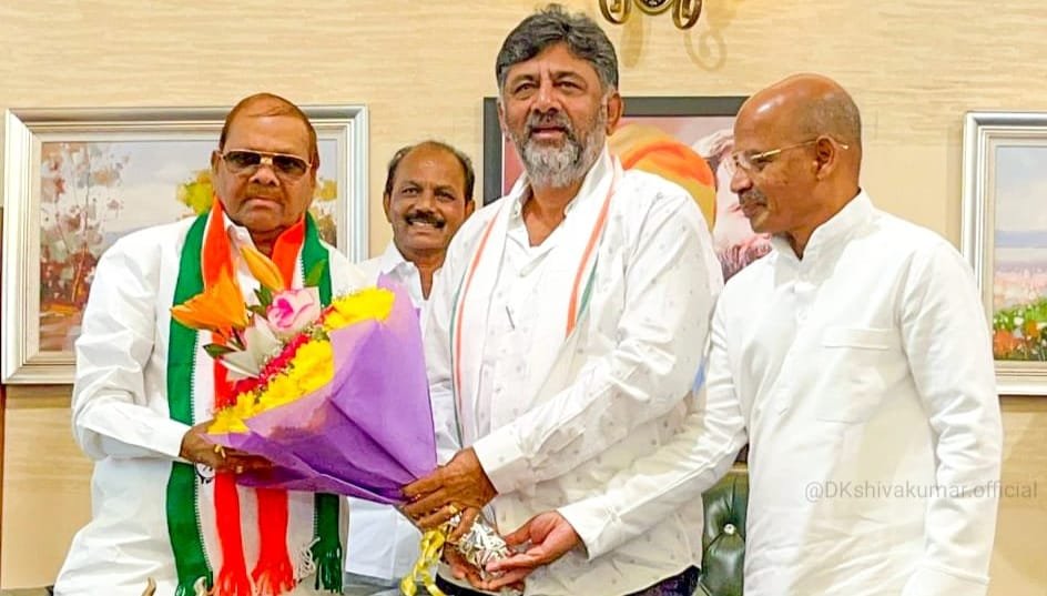 Babu rao chinchansur joined congress