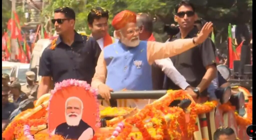 Karnataka Election- Bangalore modi road show