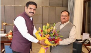 BY Vijayendr meet JP Nadda