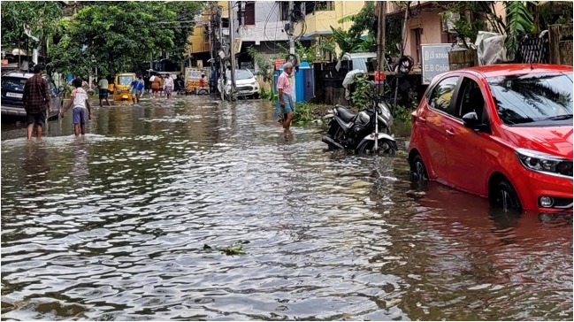 chennai Rain - flood 2023