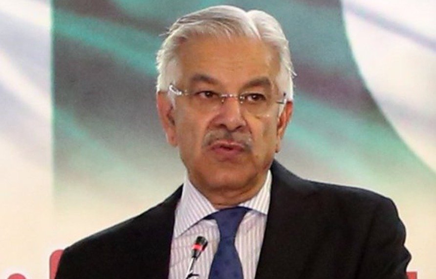 Pakistan's Defence Minister Khawaja Muhammad Asif