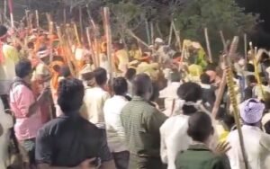 Banni Utsav - stick fight in Andhra Kurnool