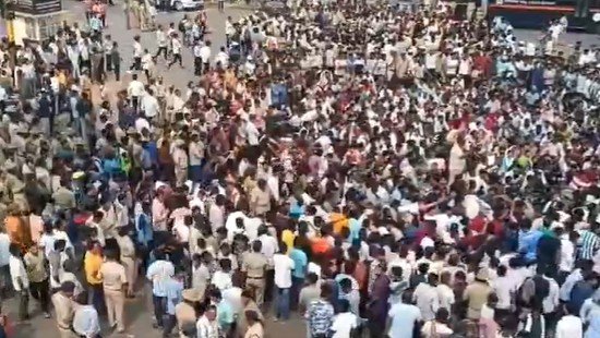 Dharawad- KPSC Protest