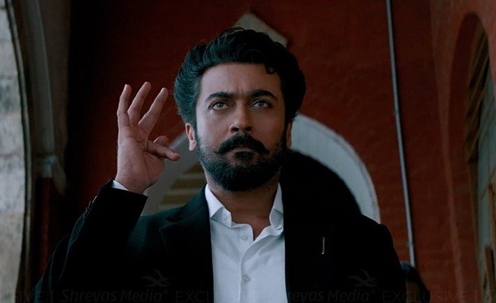 Actor Suriya in Karuppu movie